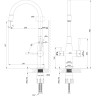 Смеситель для кухни LEMARK EXPERT LM5083S-GRAY