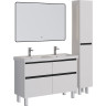 Зеркало LEMARK MIOBLACK 120х80 см с интерьерной подсветкой, с подогревом LM120ZM-black